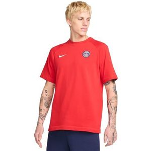 Nike PSG Shirt PSG M Nk Travel Ss Top Esn, University Red/White, FZ7211-657, L