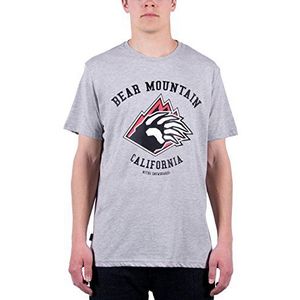 Nitro Heren T-Shirt Bear MTN Tee 15, Light Heat Grey, S