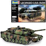 1:72 Revell 03180 Leopard 2 A6/A6M Tank Plastic Modelbouwpakket