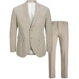 Jack en Jones Junior - Enkellange Blazer - Blauw - Twill - Knoopsluiting