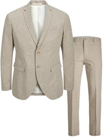 Jack en Jones Junior - Enkellange Blazer - Blauw - Twill - Knoopsluiting