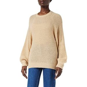 SPARKZ COPENHAGEN Cindy gebreide damestrui, Beige (Champagne 200), M