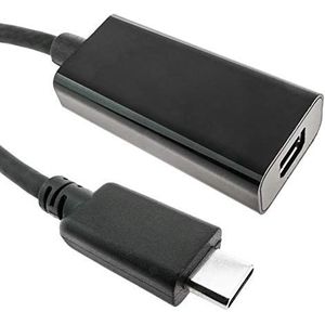 BeMatik USB 3.1 C stekker op mini DisplayPort bus converter 4K Ultra HD 60Hz C20CH 10cm (UH097)