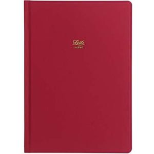 Letts of London Icon A5 Adresboek Rood