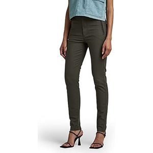 G-STAR RAW Women's Weld High Skinny Chino Broek, Grijs (Asfalt gd D121-B575), 26W / 30L