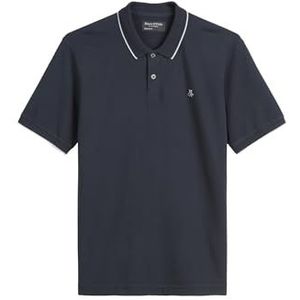 Marc O'Polo - Poloshirt - Navy - Korte Mouwen - Regular Fit