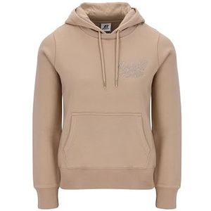 Russell Athletic A31142-N6-521 MONI-Pull Over Hoody Dames Shirt met lange mouwen Dusty Oranje Maat XS