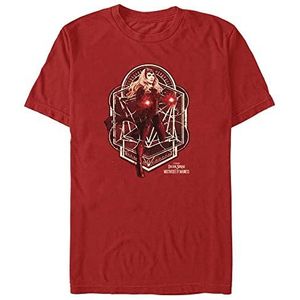 Marvel Doctor Strange 2 - Wanda Magic Unisex Crew neck T-Shirt Red 2XL