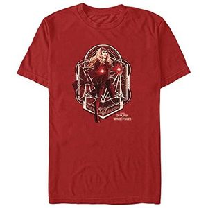 Marvel Doctor Strange 2 - Wanda Magic Unisex Crew neck T-Shirt Red XL