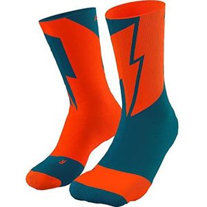 DYNAFIT No Pain No Gain Herensokken oranjepetrol schoenmaat EU 35-38 2022 hardloopsokken