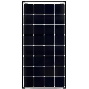 Enjoy Solar Mono Ultra SunPower Back-Contact Zonnepaneel, 120 W, 12 V, fotovoltaïsche module met zwart frame en wit bakblad, ideaal voor camper, tuinhuisjes, boot