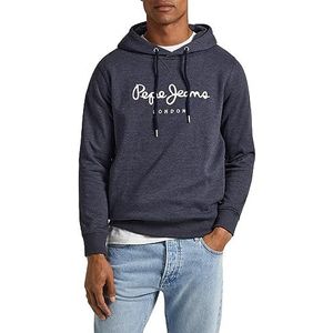Pepe Jeans Heren Nouvel Hoodie Hooded Sweatshirt, Blauw (Dulwich), S