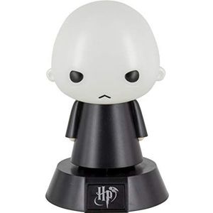 Harry Potter mini lamp Icon Light Voldemort zwart/grijs, bedrukt, van kunststof, in geschenkverpakking.