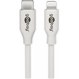 Goobay 39446 Lightning - USB-C™ laad- en synchronisatiekabel, 1 m, wit - MFi-kabel voor Apple iPhone/iPad wit