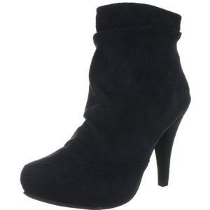 Andrea Conti 0613234 dames fashion halfhoge laarzen & enkellaarzen, Zwart Zwart Zwart 002, 36 EU