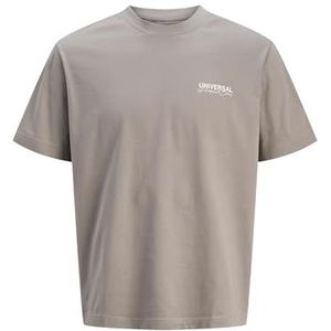 Jack & Jones Jcodynamic Dust Tee Ss Crew Neck, Grijs flanel, M
