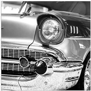 ArtPlaza Art Studio - Old america car, decoratieve panelen, hout, meerkleurig, 30 x 1,8 x 30 cm