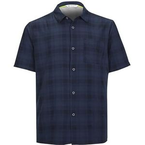 killtec heren killtec Men´s functioneel overhemd KOS 98 MN WVN SHRT KOS 98 MN WVN SHRT, dunkelblau, S, 38009-000