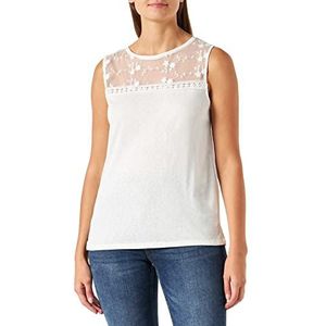 Springfield Top Lace T-shirt voor dames, Zand, L