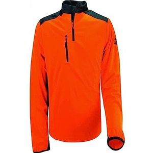 Solidur TEMLOR Coolmax T-shirt met lange mouwen, buitengewoon comfort en bescherming, UVA- en UVB-bescherming, maat 2XL, oranje, Oranje, XXL