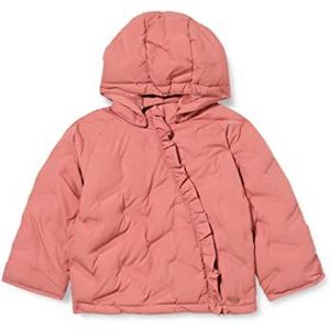 MINYMO Unisex Baby Quilted and Toddler Down Jacket, Withered Rose, 86
