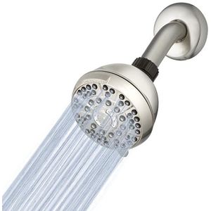 Waterpik XAS-619E PowerPulse massadouche met 6 modi, geborsteld nikkel