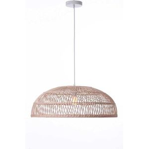 Hanglamp LUCIA NATURAL rotan met elektrisch frame E27, diameter 60 cm