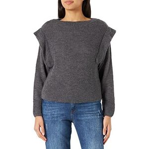 Sisley Womens Boat-Neck L/S 1068M1029 Sweater, donkergrijs 69W, L