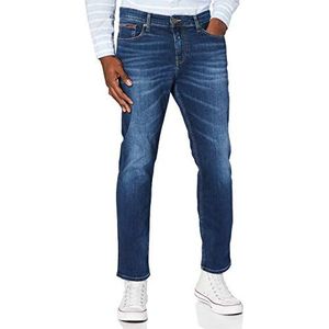 Tommy Hilfiger Ryan Rlxd Strght Asdbs Jeans voor heren, Aspen Donker Blauw Stretch, 36W / 32L