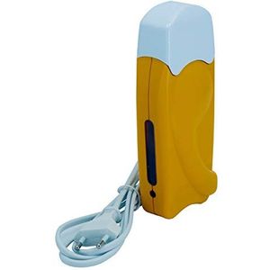 EpilWax Wasverwarmer voor 100 ml roll-ons - Wax Warmer Apparaat voor het smelten van navulpatronen (enkelvoudig, geel)