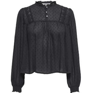 Only - PELIA LIFE - Blouse - Effen - Relaxed Fit - Lange Mouwen - Pure Viscose