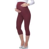 Be Mammy - BE-Leggings-03 - Leggings - Wijnrood - Capri - Viscose