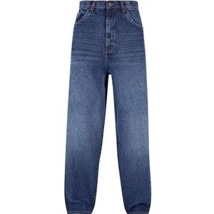 Urban Classics Heavy Ounce Baggy Fit Jeans voor heren, New Dark Blue Washed, 31