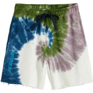 Desigual - Korte Broek - Tie-Dye - 100% Katoen - Met Elastische Tailleband