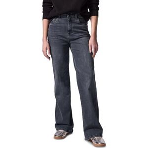 Street One - Studio - Jeans - Grijs - Wijde Pijpen