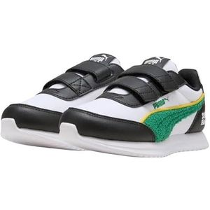 PUMA Unisex Kids R78 Lightwind Super V Ps Sneaker, Puma Wit Archief Groen PUMA Zwart, 31 EU
