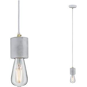 Paulmann 79750 hanglamp Neordic Nordin max. 60 watt pendel wit, marmer, goud mat hangende lamp marmer hangende verlichting E27
