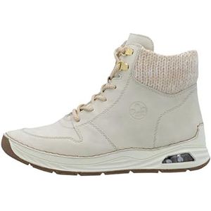 Rieker - 44555-60 - Veterlaarzen - Beige - Synthetisch - Dames
