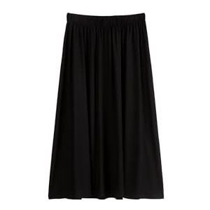 Marc O'Polo Denim - Midirok - Zwart - Viscose en Elastaan