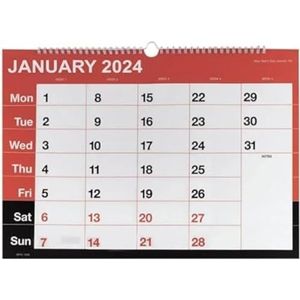Generic Draadgebonden maand om kalender te bekijken A3 2024