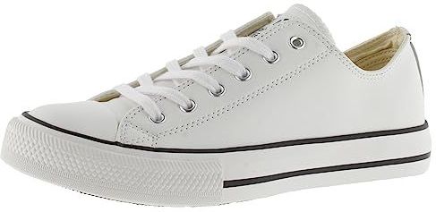 Victoria - 1065184 - Lage Stam Sneaker - Wit - Leer
