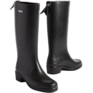Aigle Myrica regenlaarzen voor dames, zwart, 38 EU, Zwart, 38 EU