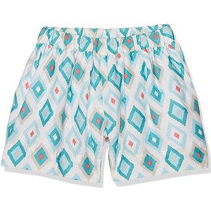 Gocco S73FFTNP302 Shorts voor meisjes, Veelkleurig (Groen), 5-6 Jaren