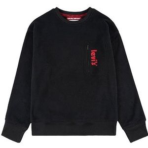 Levi's Kids Cozy Crew w/Self Pocket Jongens 2-8 jaar oud, Kaviaar, 5 jaar