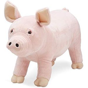 Melissa & Doug Pig - pluche | zacht speelgoed | dier | All Ages | cadeau voor jongen of meisje