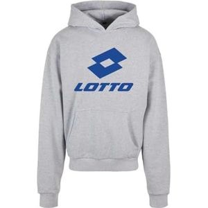 AMERICAN COLLEGE USA Lotto Sweatshirt met capuchon, kleur sportkleding voor jongens, Grijs, 12 Jaren