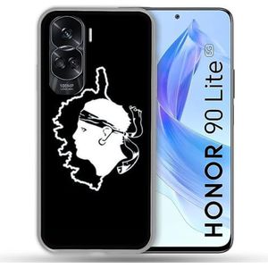 Versterkte hoes voor Honor 90 Lite 5G Voyage Corsica Zwart