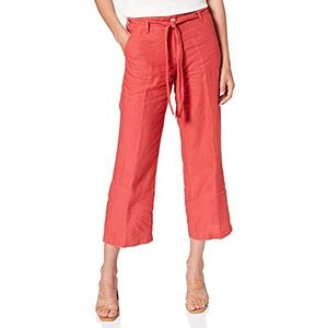 BRAX Dames Style Maine S verkorte linnen broek, koraalrood, 36W x 32L