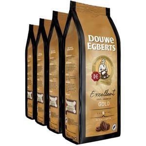 Douwe Egberts Koffiebonen Aroma Variaties Excellent (2 kg, Intensiteit 05/09, 100% Arabica Medium Roast Koffie), 4 x 500 g