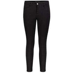 MAC Jeans Dames Cosima Galloon broek, zwart (black 090), 36W x 32L